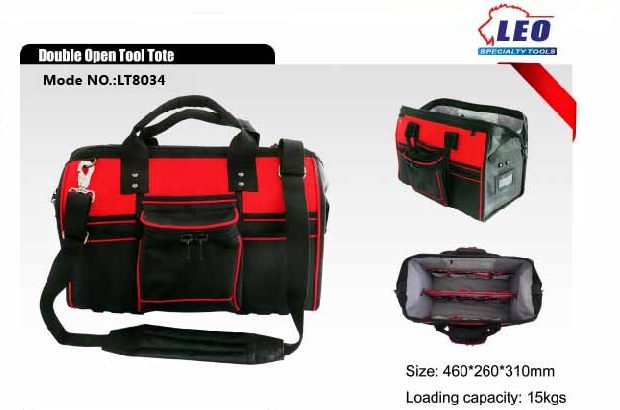 Double Open Tool Tote